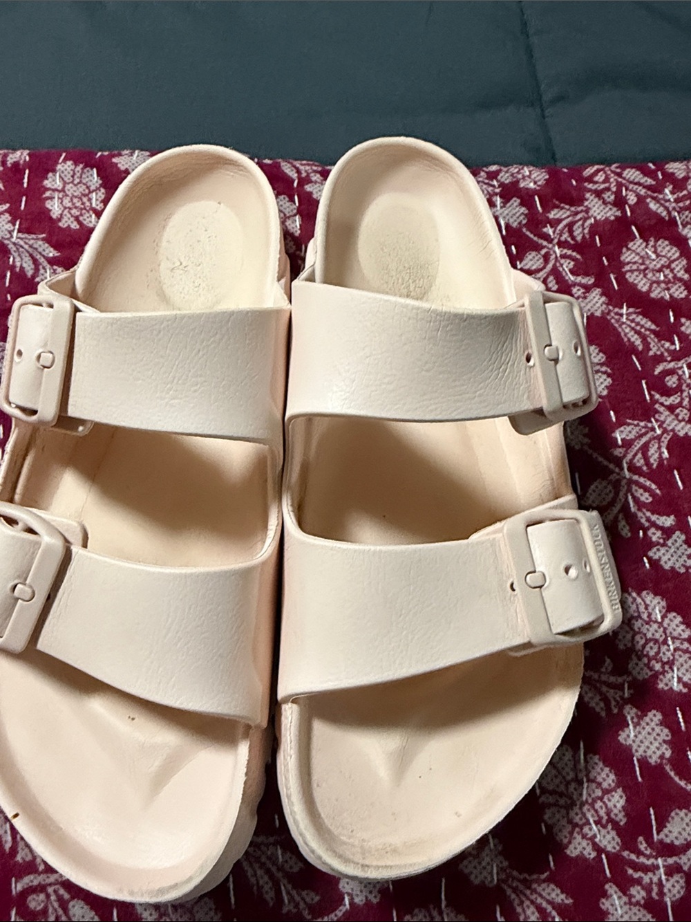 Birkenstock Double-Strap Sandals in Light Pink
